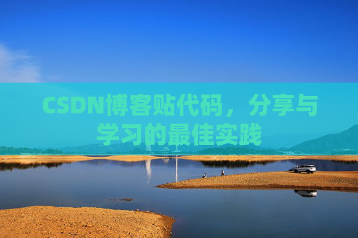CSDN博客贴代码，分享与学习的最佳实践